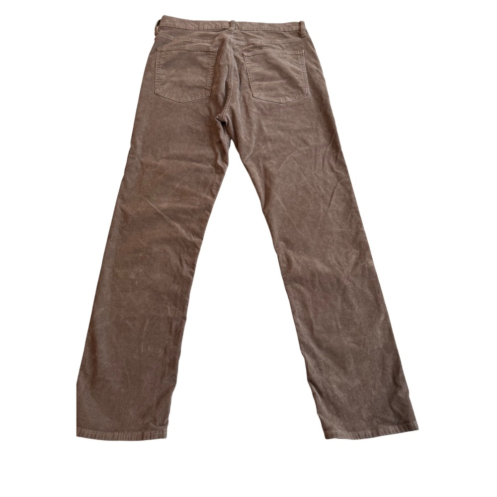 Gap 90s Straight High Rise Corduroy Pants Plymouth Rock Brown 31/12R 484873-00 - Picture 9 of 9